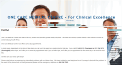 Desktop Screenshot of onecaremedical.net